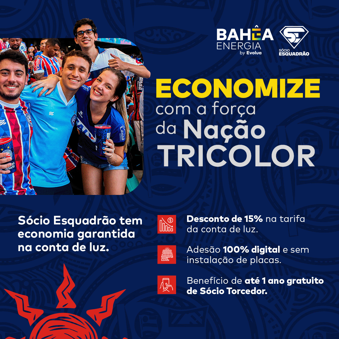 Economize com a força da Nação Tricolor Mobile