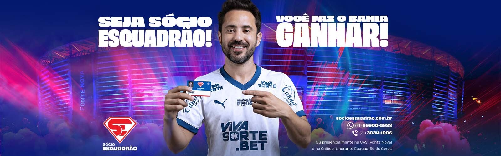 Banner Sócio Esquadrão Viva Sorte